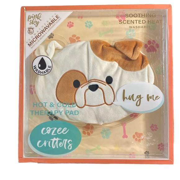 New Pink Sky Doggy Heated Flat Plush Doll - Picture 2 of 6